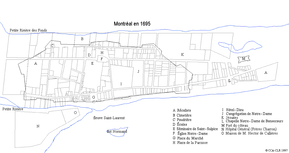Montréal en 1695