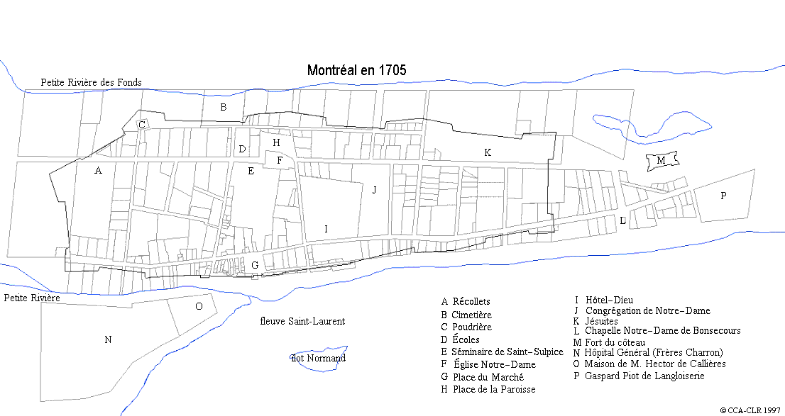 Montréal en 1705