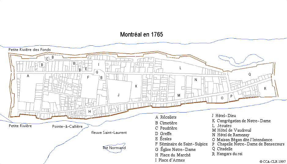 Montréal en 1765